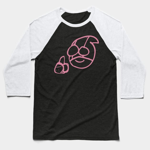 Quick Gwenpool Doodle (Pink Edition) Baseball T-Shirt by Avengedqrow